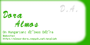dora almos business card